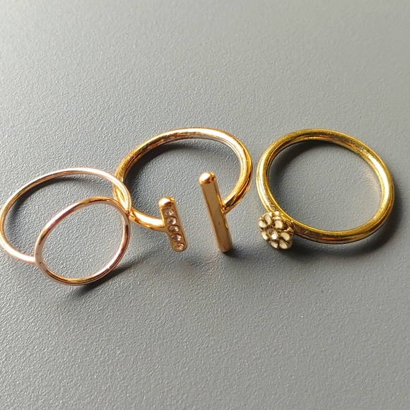 Rings | Set of three | Stackable | Versatile - Picture 1 of 4